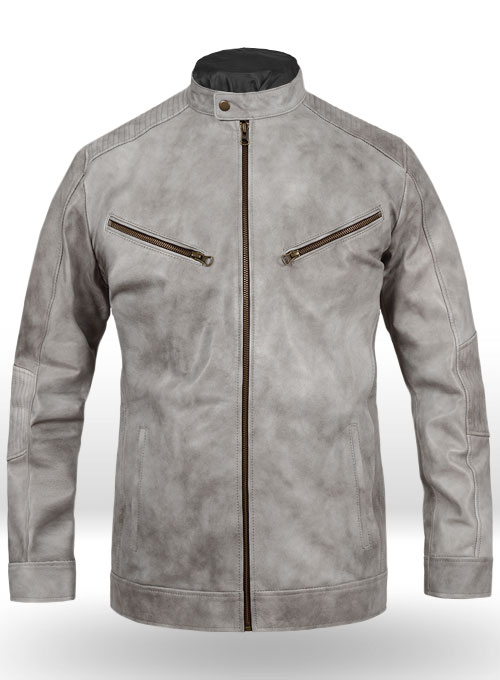 (image for) Harbor Gray Leather Jacket # 656 - Click Image to Close