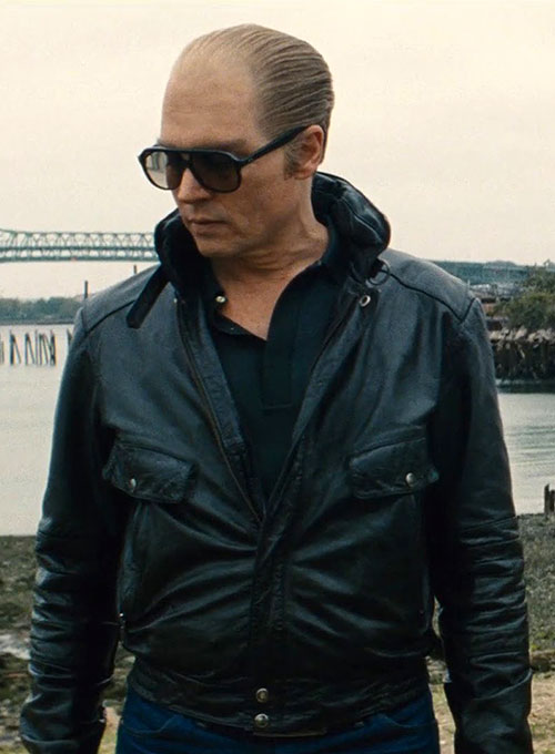 (image for) Johnny Depp Black Mass Leather Jacket