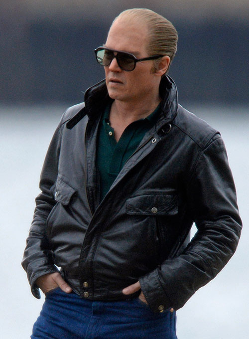 (image for) Johnny Depp Black Mass Leather Jacket