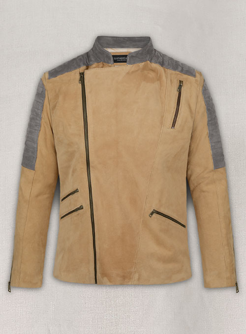 (image for) Latte Beige Suede Leather Jacket # 647