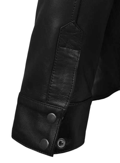 (image for) Leather Shirt Jacket - #1S - Click Image to Close