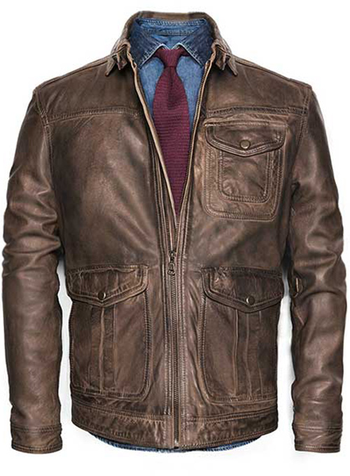 (image for) Leather Jacket - # 632 - Click Image to Close