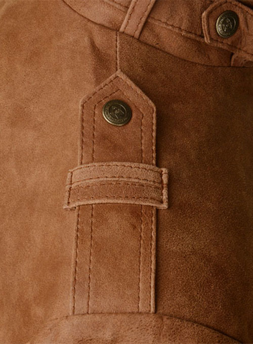 (image for) Light Tan Hide Leather Jacket # 602