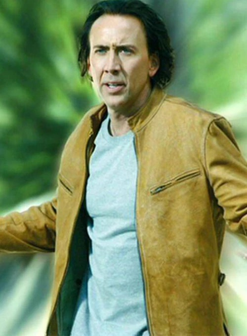 (image for) Next Nicolas Cage (Chris Johnson) Leather Jacket - Click Image to Close