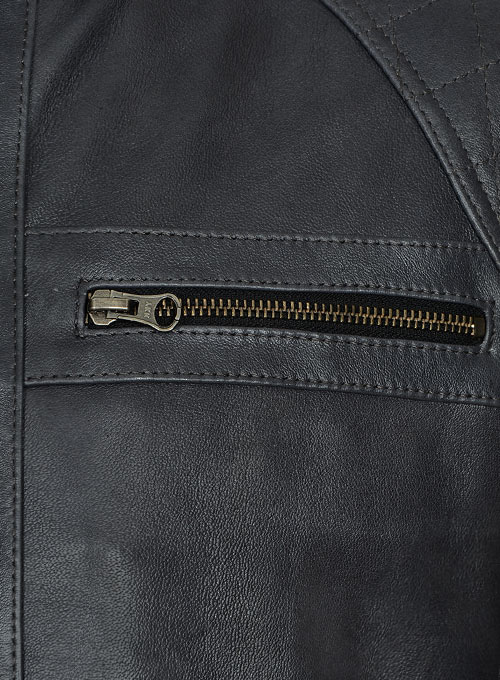 (image for) Rover Blue Leather Jacket # 653 - Click Image to Close