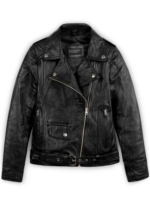 (image for) Sarah Connor Terminator Genisys Leather Jacket - Click Image to Close