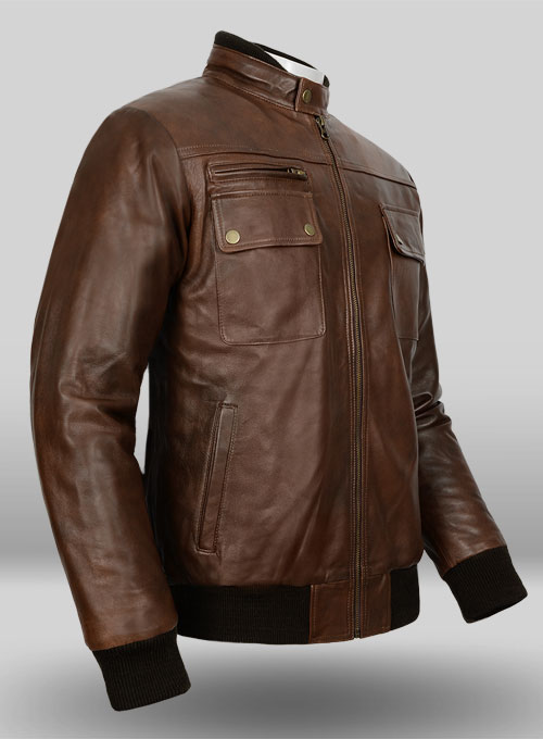 (image for) Spanish Brown Leather Jacket # 94 - Click Image to Close