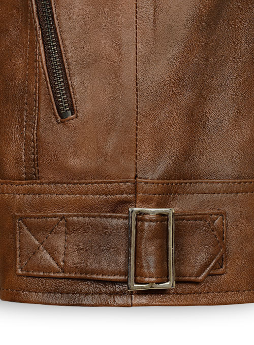 (image for) Spanish Brown Leather Jacket # 653 - Click Image to Close