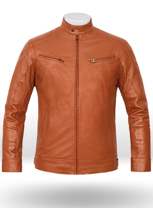 (image for) Terrain Brown Leather Jacket # 655 - Click Image to Close