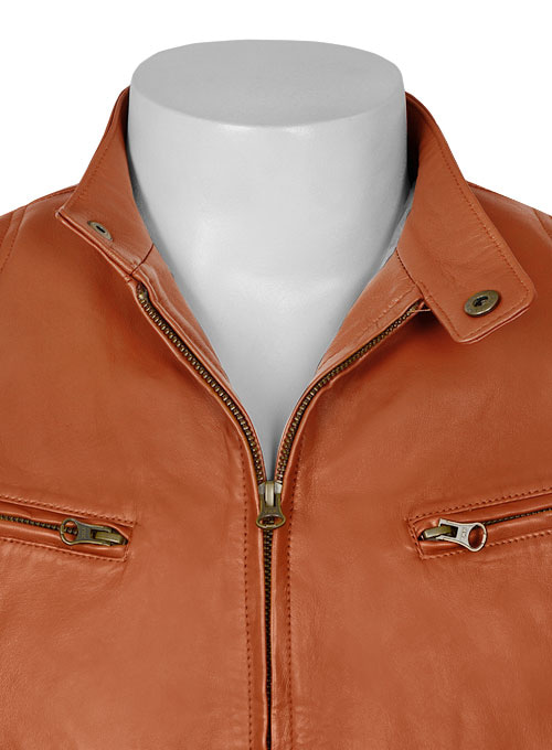 (image for) Terrain Brown Leather Jacket # 655