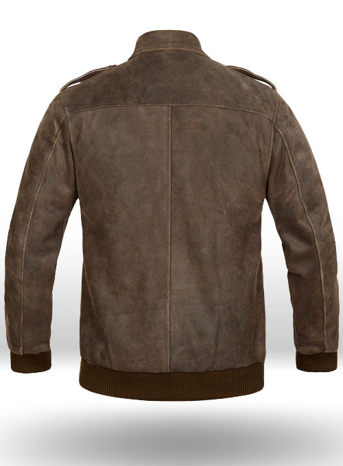 (image for) Vintage Brown Grain Avengers Steve Rogers Leather Jacket - Click Image to Close