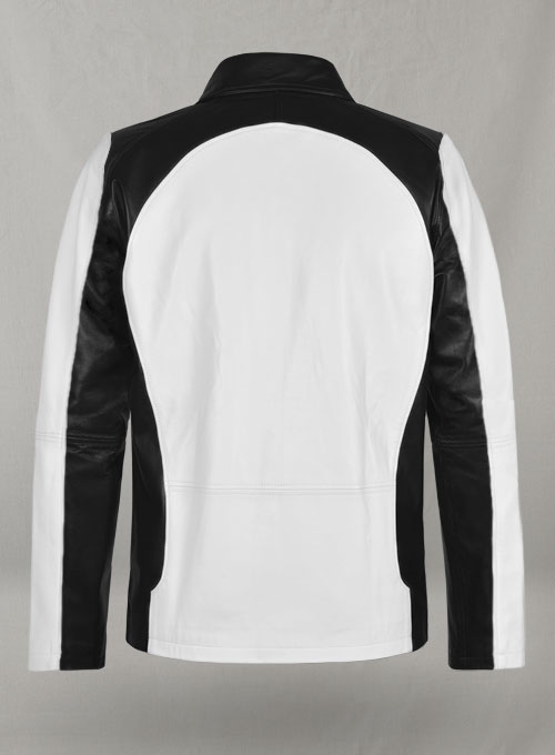 (image for) White inFamous Cole MacGrath Leather Jacket - Click Image to Close