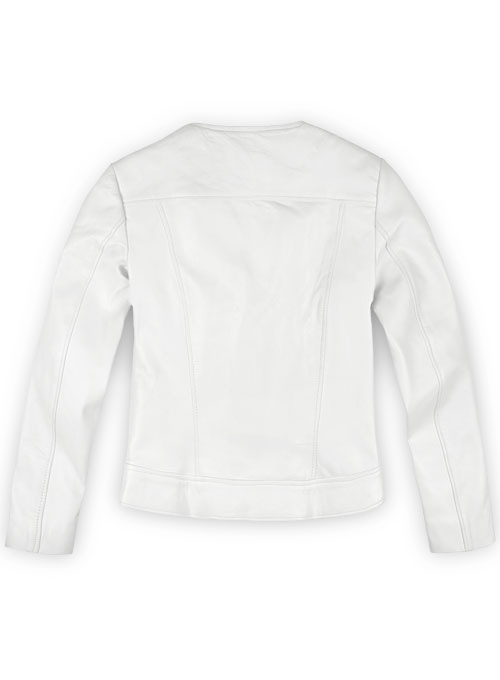 (image for) White Leather Jacket # 237 - Click Image to Close