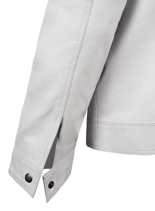 (image for) White Leather Jacket # 658 - Click Image to Close