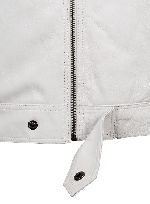 (image for) White Leather Jacket # 658 - Click Image to Close