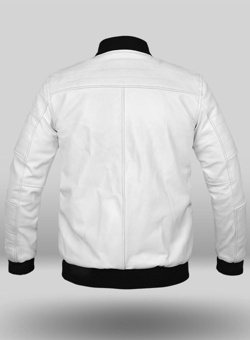 (image for) White Leather Jacket # 642 - Click Image to Close