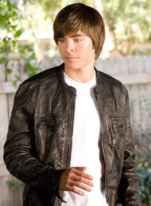 (image for) Zac Efron 17 Again Leather Jacket - Click Image to Close