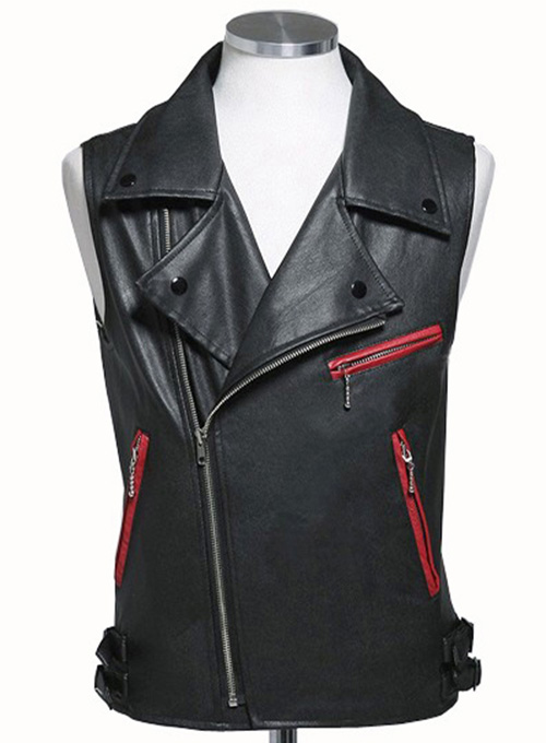 (image for) Leather Biker Vest # 310 - Click Image to Close