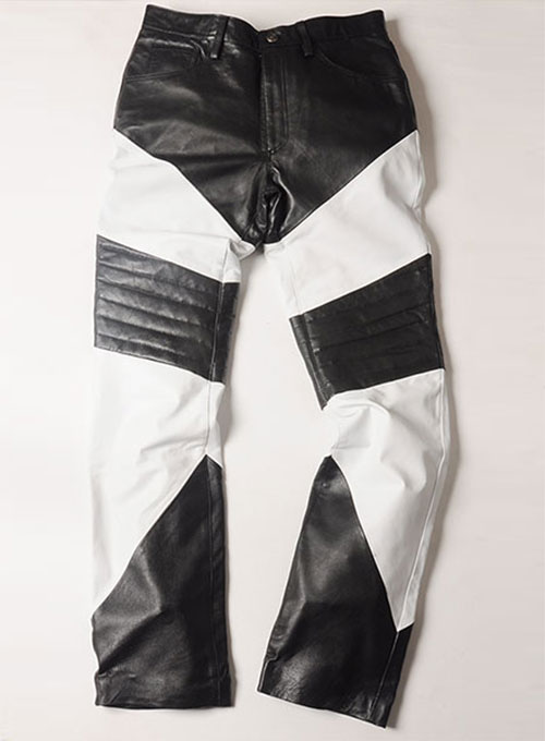 (image for) Zod Mix Leather Pants - Click Image to Close