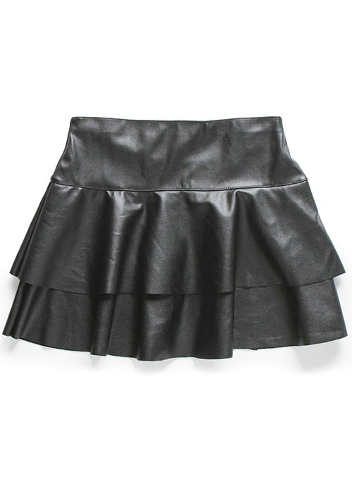 (image for) Baseball Flare Leather Skirt - # 482