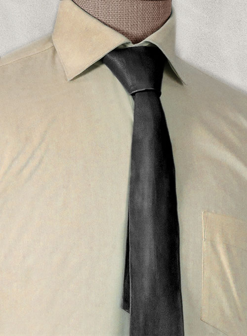 (image for) Black Leather Tie