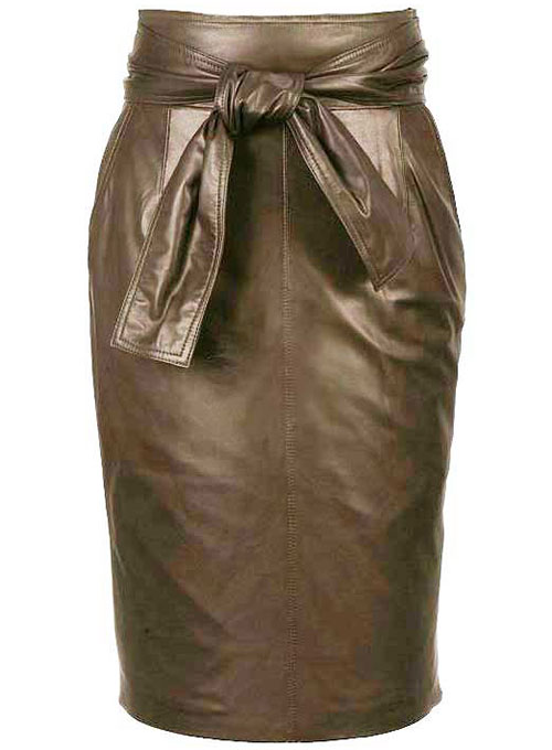 (image for) Bonded Leather Skirt - # 436 - Click Image to Close