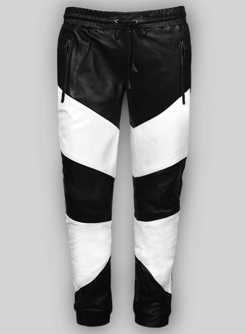 (image for) Coleman Drawstring Leather Pants - Click Image to Close