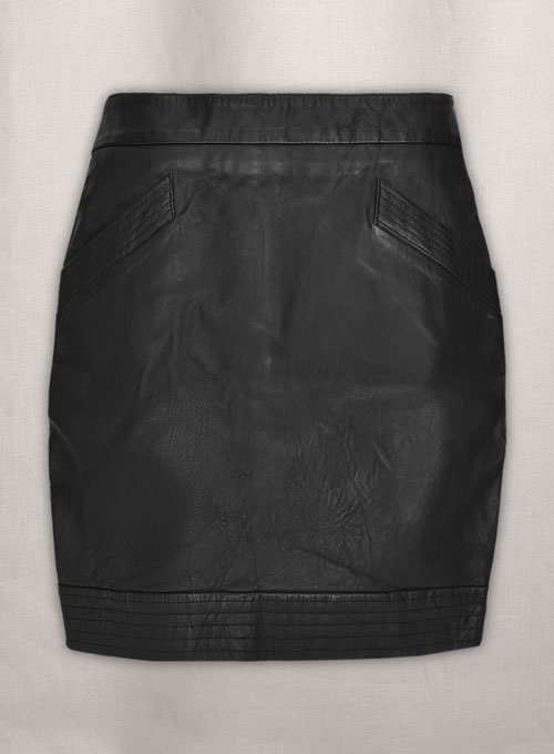 (image for) Dart Leather Skirt - # 456 - Click Image to Close
