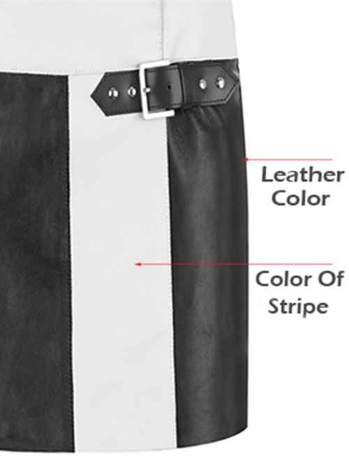 (image for) Devore Leather Skirt - # 479 - Click Image to Close