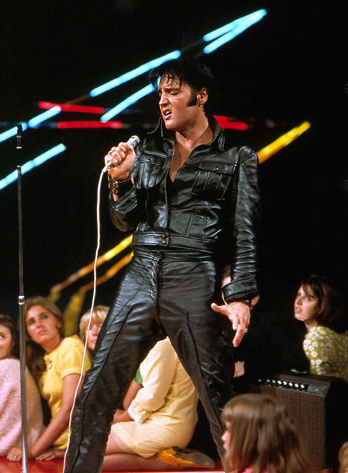 (image for) Elvis Presley Leather Suit - Click Image to Close