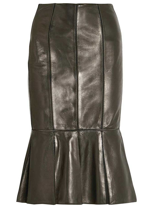 (image for) Fishtail Leather Skirt - # 451 - Click Image to Close