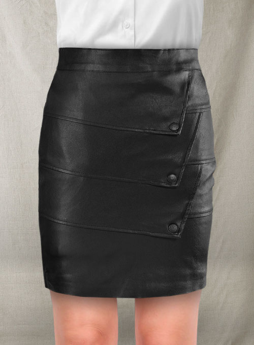 (image for) Flaky Leather Skirt - # 182 - Click Image to Close