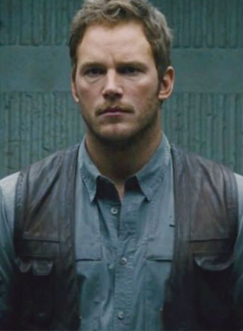 (image for) Chris Pratt Jurassic World Leather Vest - Click Image to Close