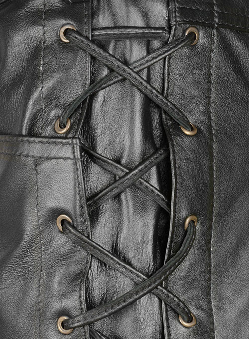 (image for) Laced Leather Pants - Style # 515 - Click Image to Close
