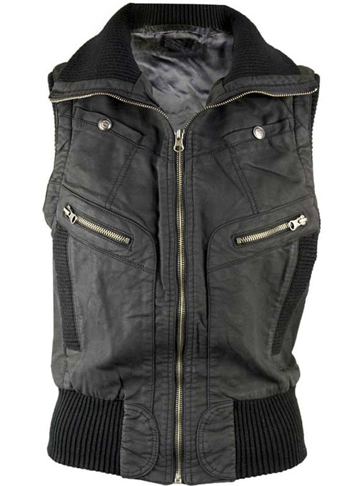 (image for) Leather Biker Vest # 314 - Click Image to Close