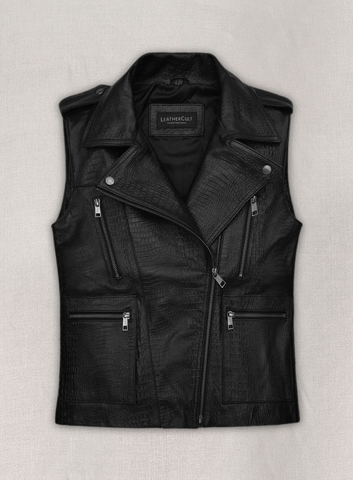 (image for) Leather Biker Vest # 319
