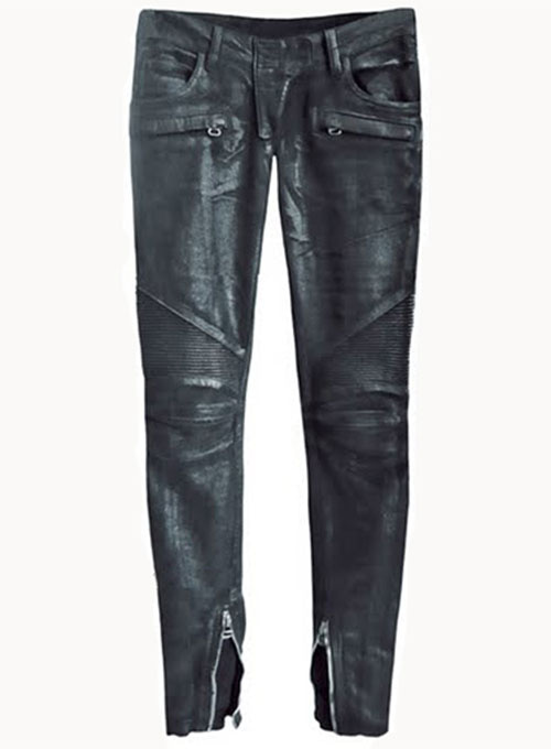 (image for) Leather Biker Jeans - Style #555 - Click Image to Close