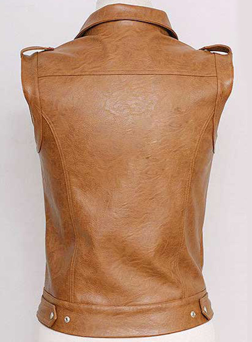 (image for) Leather Biker Vest # 316 - Click Image to Close