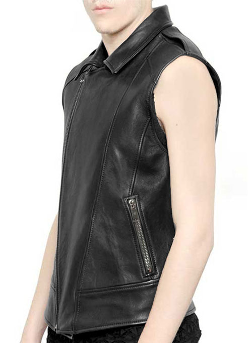 (image for) Leather Biker Vest # 317 - Click Image to Close