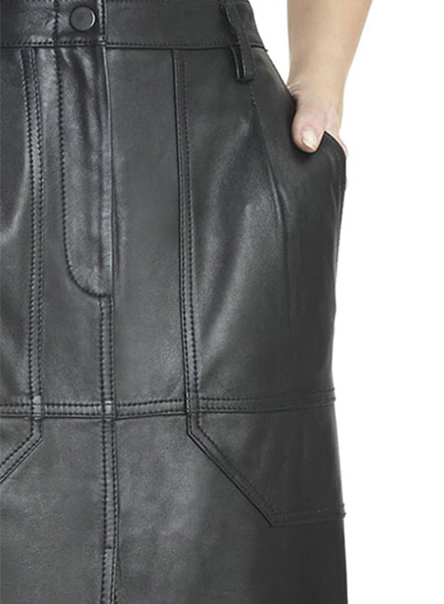 (image for) Mable Leather Skirt - # 191 - Click Image to Close