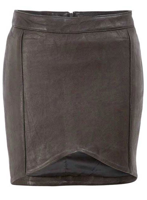 (image for) Pique Twist Leather Skirt - # 174 - Click Image to Close