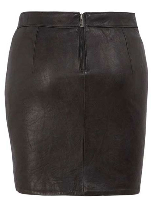 (image for) Pique Twist Leather Skirt - # 174 - Click Image to Close