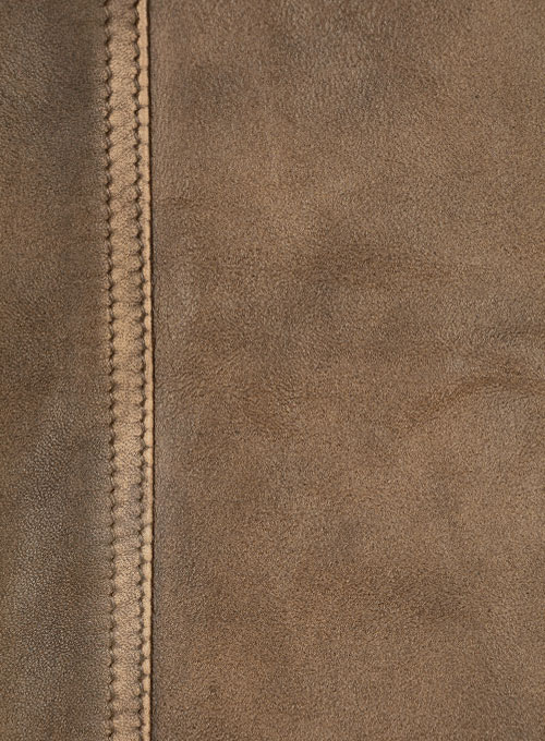 (image for) Rubbed Espanol Timber Brown Leather Jacket # 653