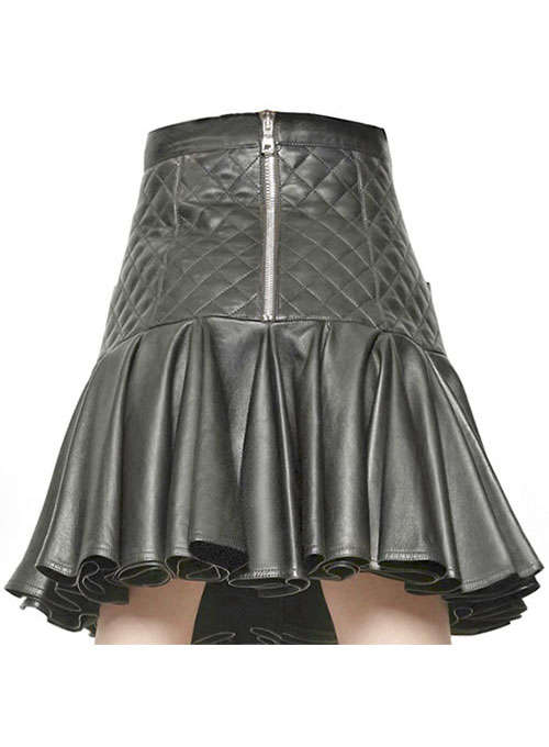 (image for) Rock n Roll Flare Leather Skirt - # 471 - Click Image to Close