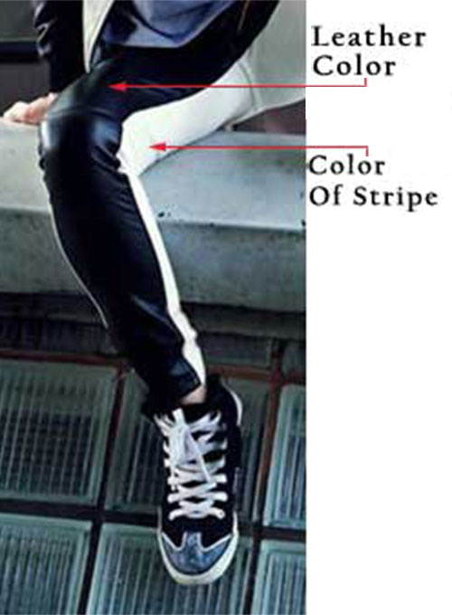 (image for) Twin Side Leather Pants - Click Image to Close