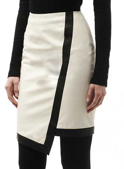 (image for) Two Toned Leather Skirt - # 149 - Click Image to Close