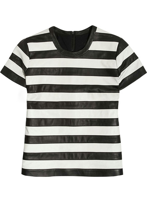 (image for) Zebra Stripe Leather Top Style # 62 - Click Image to Close