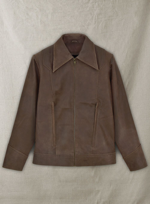 (image for) Vintage Brown Grain X Men Days of Future Past Leather Jacket