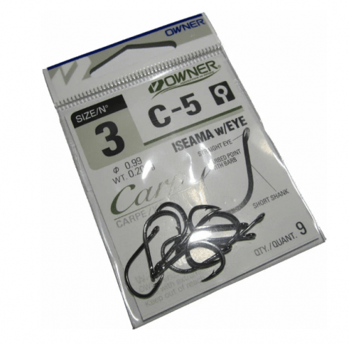 Крючок OWNER №53265 / С-5  № 3 (9шт.) CARP																		