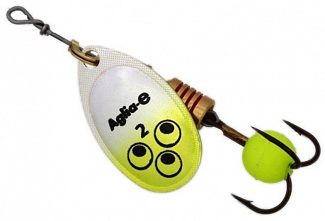 Блесна вращ. MEPPS "Aglia E Chartreuse Bright" №2 (4,5г) блистер											